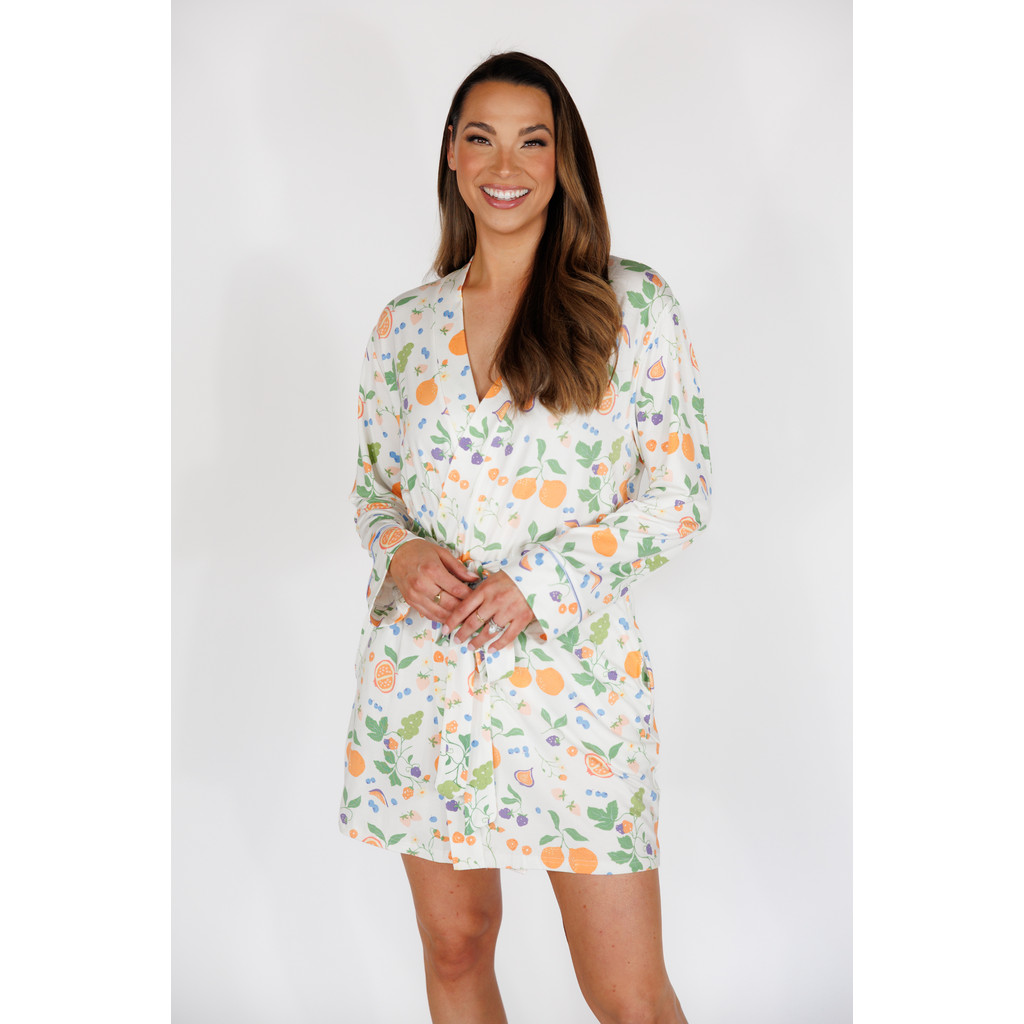 In My Sundays Short Robe in Summer Spritz at Nordstrom, Size Medium | Nordstrom