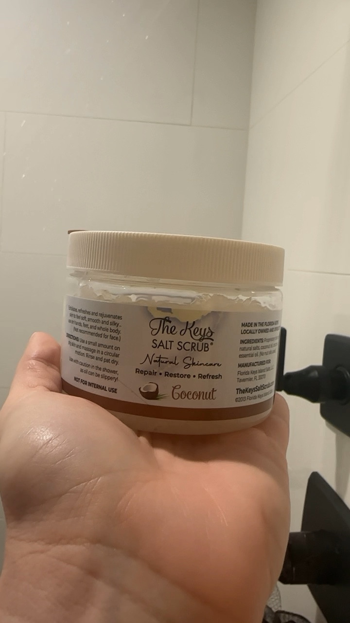 The world’s best body scrub! I’ve used this for 6-7 years and I always go back time and time again! It has coconut oil in it with the salt derived straight from the Florida Keys to leave you extra smooth and it smells AMAZING! I know the owner too, a powerhouse woman who is as fun and kind as the day is long! 

#LTKbeauty #LTKitbag #LTKfindsunder50