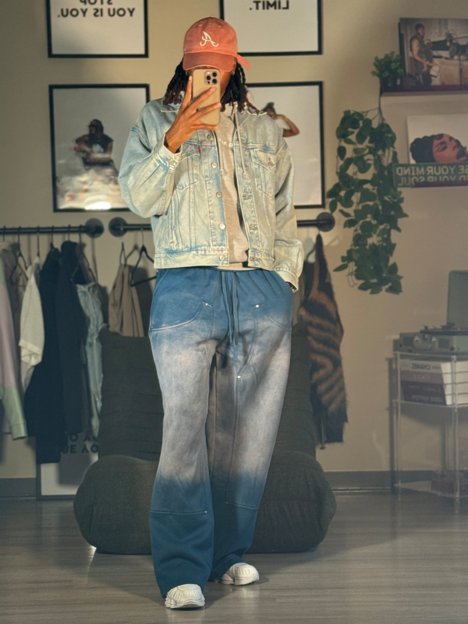 Spring Outfit 
Pants: MNML
Shoes: Nike Shox
Jacket: Levi’s 
Hat: Lids 

#LTKselfcare #LTKootd #LTKgrwm