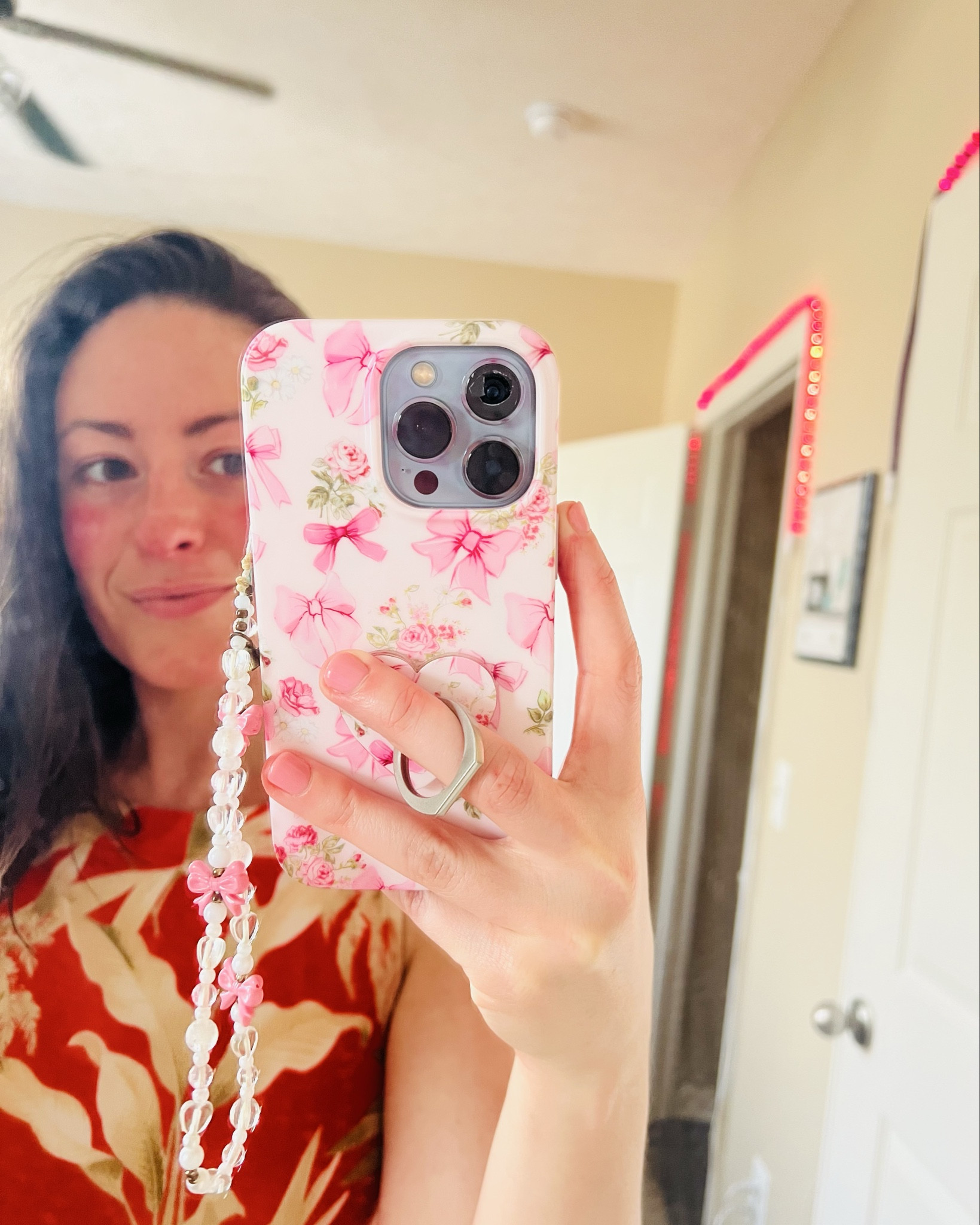 Spring iPhone case 🌸🌺🌷 yes I know my camera glass is cracked 🫣 #springfashion #spring #bows 

#LTKSaleAlert #LTKSeasonal