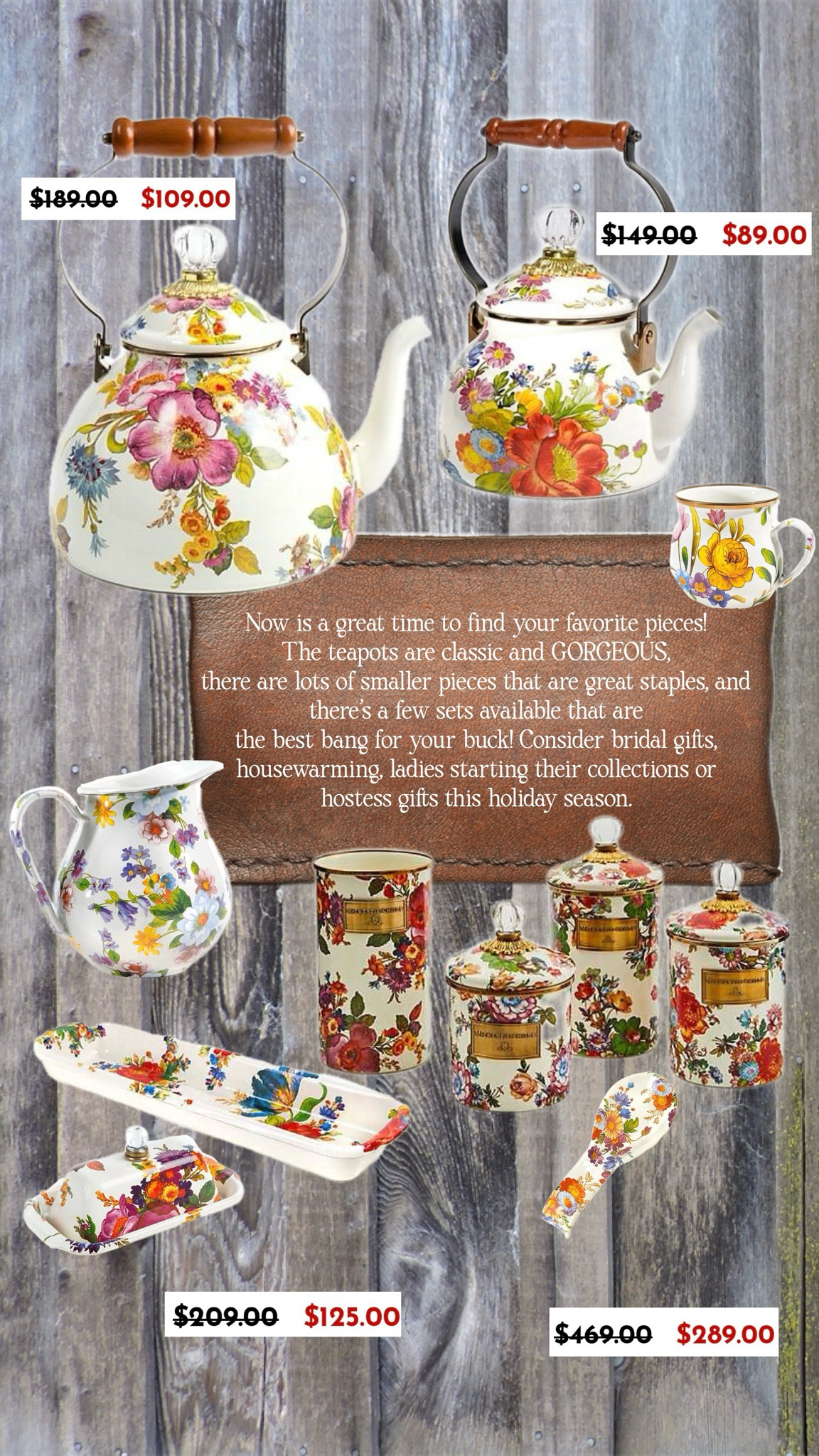 Mackenzie-Childs Barn Sale is live in July! There’s so many beautiful pieces available at the lowest price of the year. Be sure to check out their teapots, sets and kitchen essentials that are also great for gifting! 

#LTKSaleAlert #LTKHome