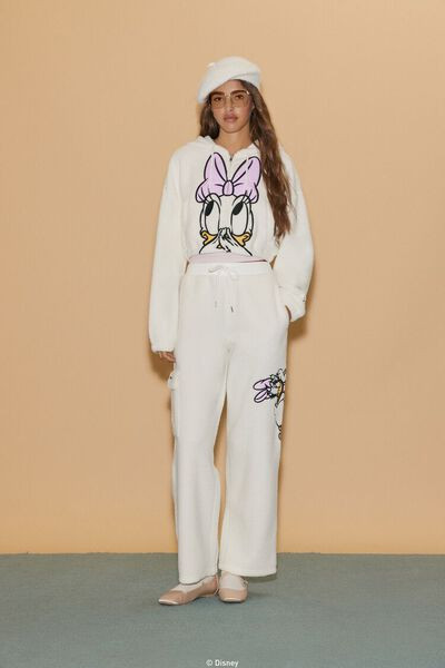 Disney Daisy Duck Zip-Up Hoodie | Forever 21