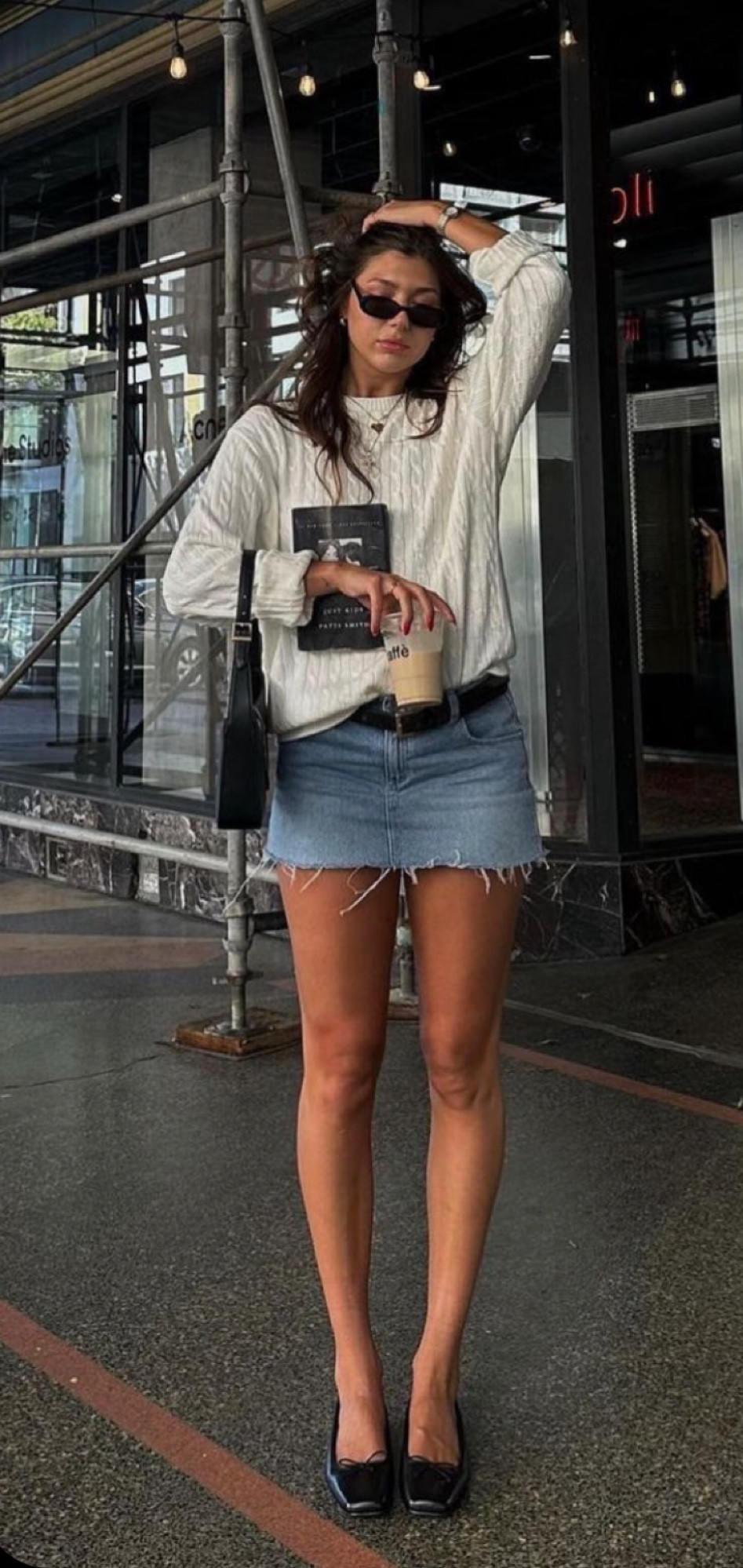 OOTD outfit inspo outfit ideas cute outfit dressy outfit casual outfit date night outfit skirt mini skirt denim skirt sweater top warm outfit party outfit Christmas outfit school outfit work outfit purse bag jewelry jean

#LTKGiftGuide #LTKitbag #LTKshoecrush