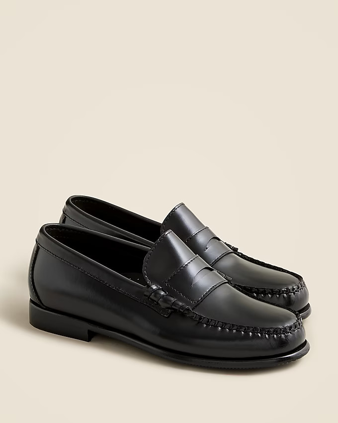 Kids' penny loafers in leather | J. Crew US