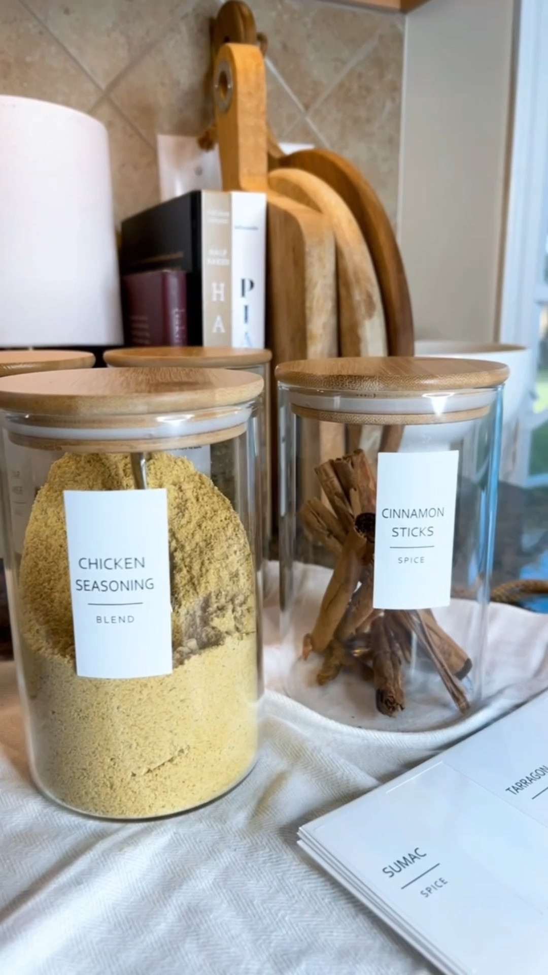 Pantry Organization-Storage Glass Jars🏠These come in a set of 6 with airtight bamboo lids. Love the wide opening and currently using it for spices.
#pantryorganization #organizedhome #glassjars #amazonhome #amazonfinds #kitchenmusthave

#LTKHome #LTKU
