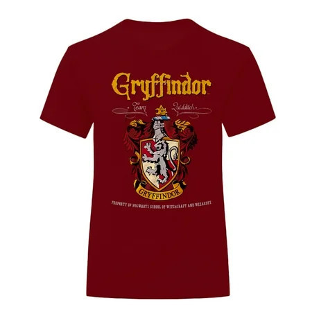 Harry Potter Adult Gryffindor T-Shirt | Walmart (US)