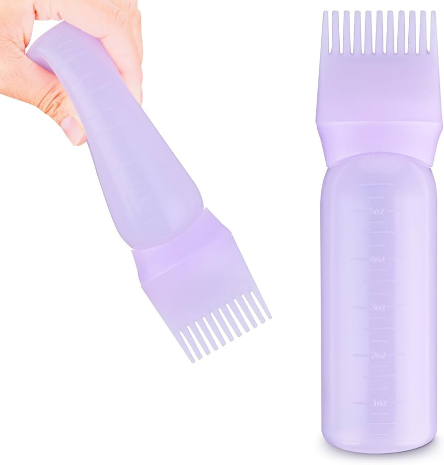 WLLHYF Root Comb Applicator Bottle 6 Ounce Hair Oil Applicator 1 Pack Applicator Bottle Brush wit... | Amazon (US)