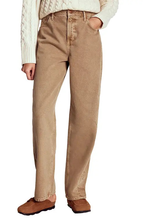 Boden Barrel Jeans in Tobacco at Nordstrom, Size 32 | Nordstrom