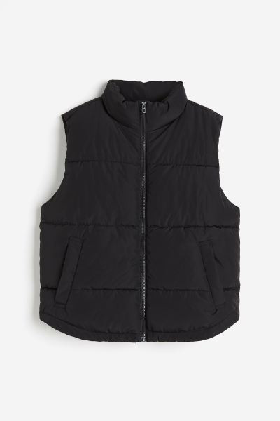 Puffer Vest - Black - Ladies | H&M US | H&M (US + CA)