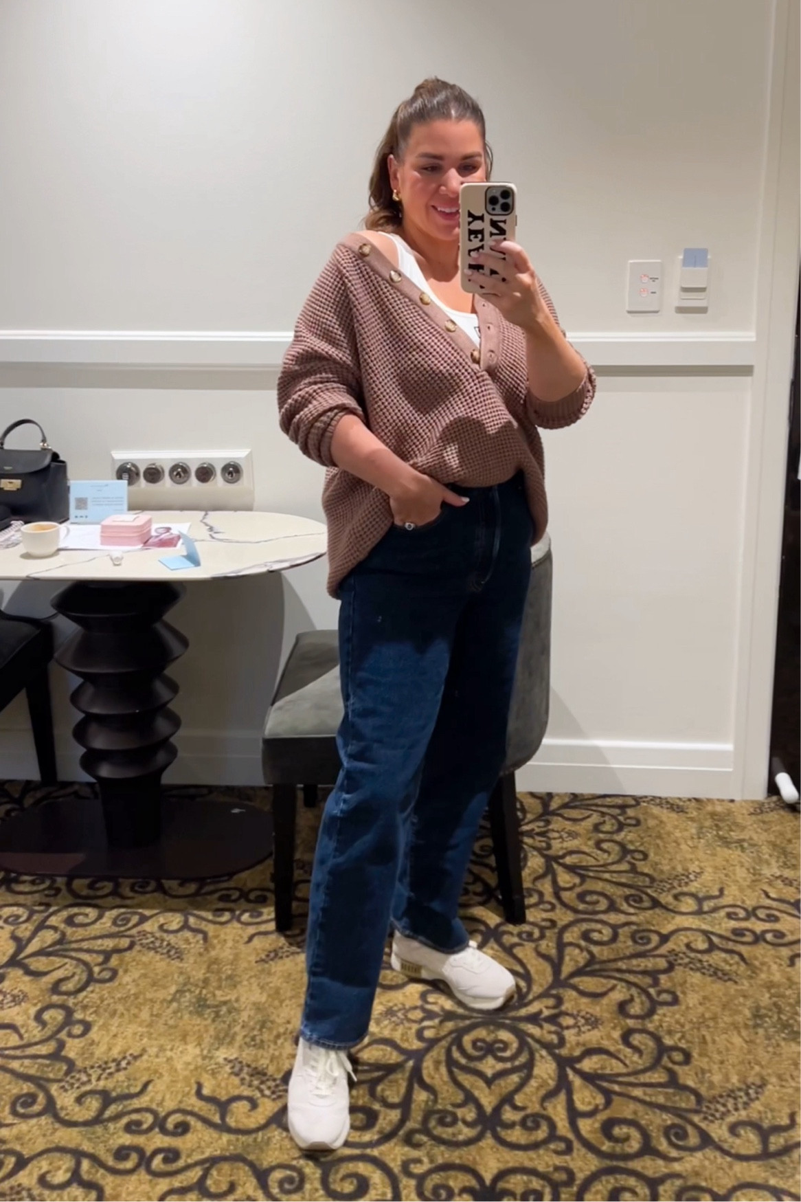Wearing size 30 jeans and M singlet (knit is Motto Fashions) 

#LTKmidsize #LTKautumn #LTKaustralia