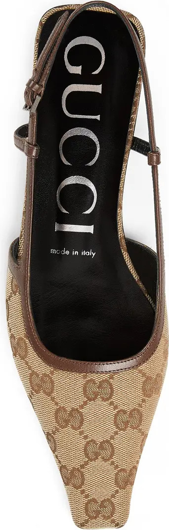 Demi GG Slingback Flat (Women) | Nordstrom