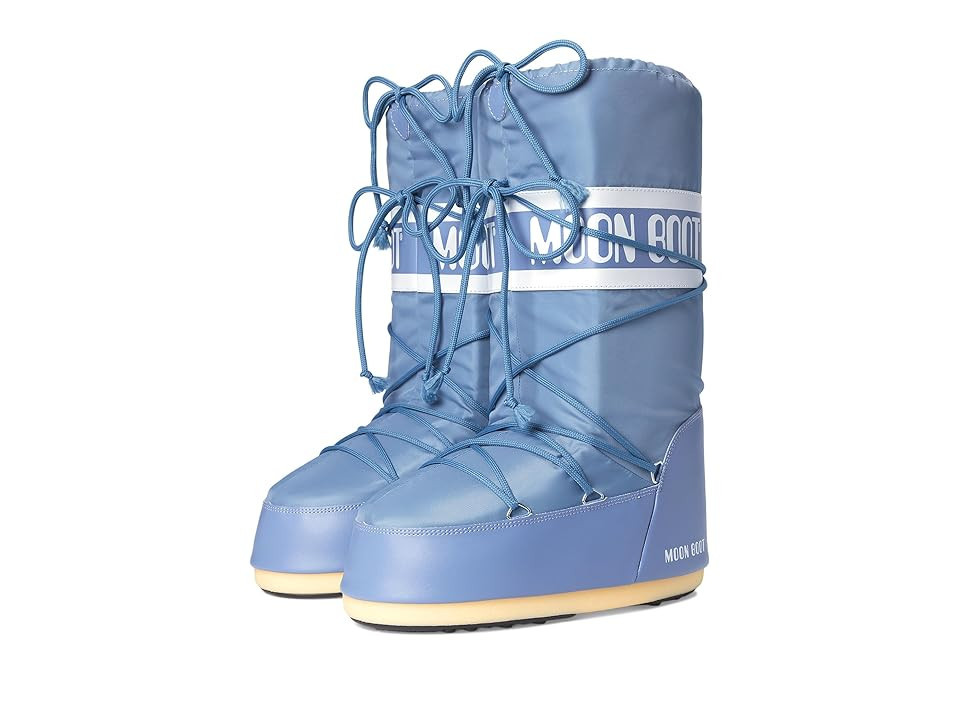 MOON BOOT Icon Nylon Boots Elephant Grey : 45-47 (US Men's 11.5-13 - Women's 12.5-14) Medium | Zappos