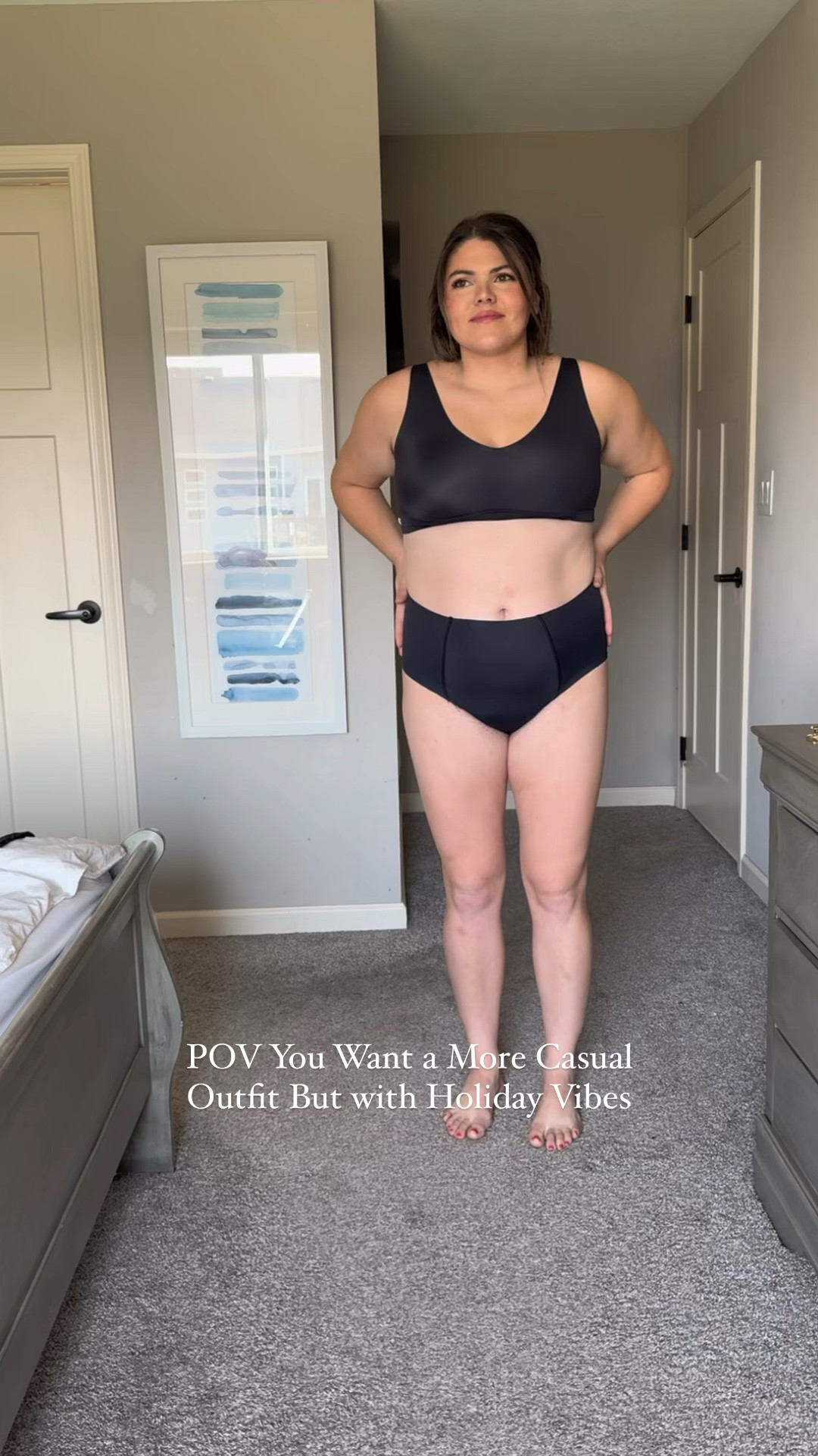 If you are tired of seeing holiday looks with only dresses, copy this outfit with pants! 🖤

Pants // these velvet pants from @oldnavy are a literal dream (there’s also a matching velvet blazer 🤩) and I ordered tall for more length - I’m 5’7

Mesh bodysuit // this is from one of my favorite @amazonfashion brands and I love the mesh! Plus the ruching on the tummy hides that belly and gives you an amazing shape! This top will be great year round, think a “going out top” 😱 😂 

Accessories + Shoes // all things sparkly from @amazonfashion - affordable for items you’ll only wear a month out of the year! 

Comment “outfit” to get this sent directly to you, otherwise everything will be linked on my LTK ✨🫶🏼 #Midsize #Size12 #Size14 #OldNavyStyle #AmazonFashion #AmazonFinds #HolidayOutfit #ChristmasOut Midsize holiday outfit, midsize work outfit, midsize Walmart outfit, midsize Amazon outfit, tall pants, old navy pants, Christmas outfit, holiday outfit, midsize trendy winter outfits 

#LTKCyberWeek #LTKHoliday #LTKmidsize