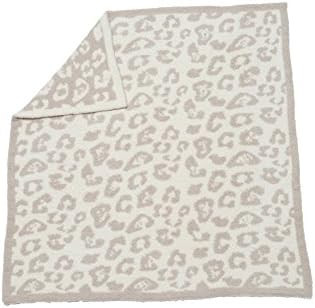 Barefoot Dreams CozyChic Barefoot in The Wild Baby Blanket - Stone / Cream | Amazon (US)