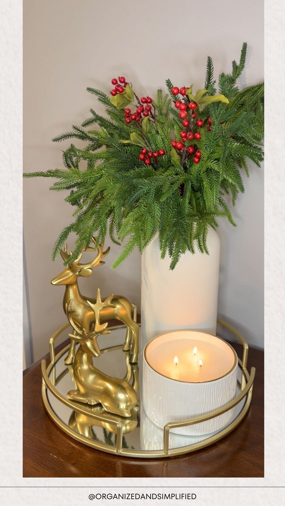 Love this Christmas arrangement we have in our bedroom! 

#LTKHome #LTKHoliday #LTKGiftGuide