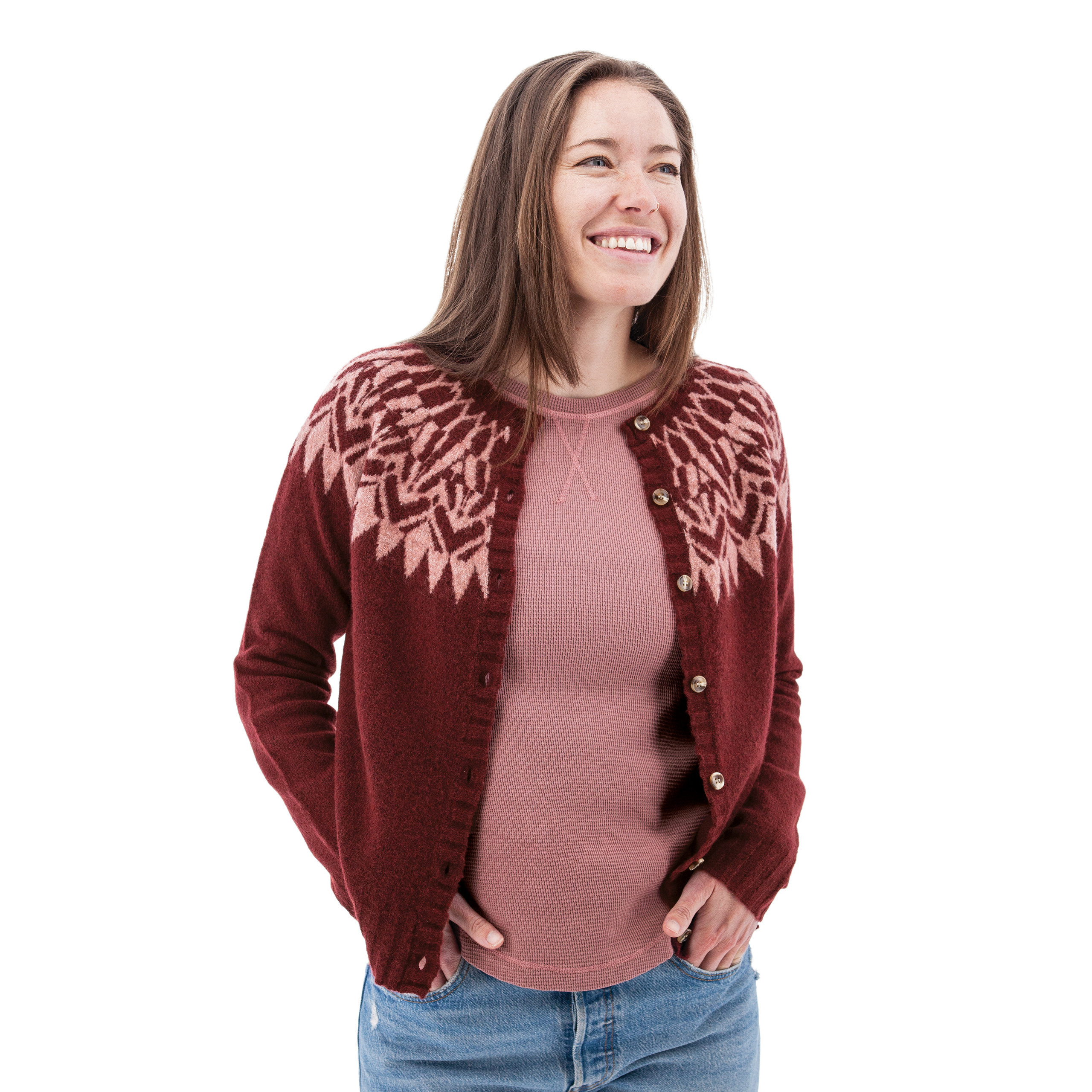 Alani Fair Isle Cardigan | Aventura Clothing
