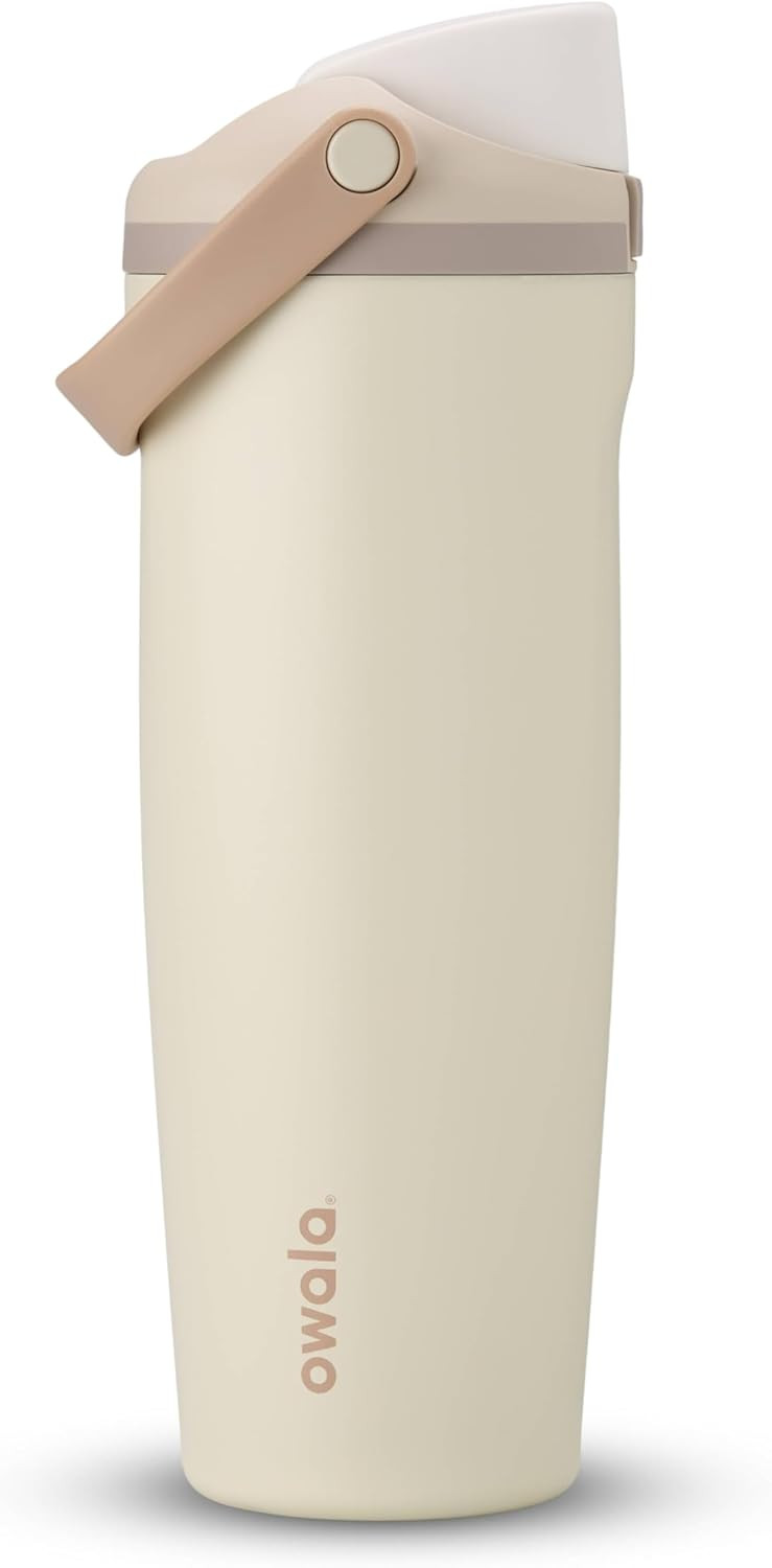 Owala FreeSip Sway - Stainless Steel - 30-oz. - Tan (Lightly Toasted) | Amazon (US)