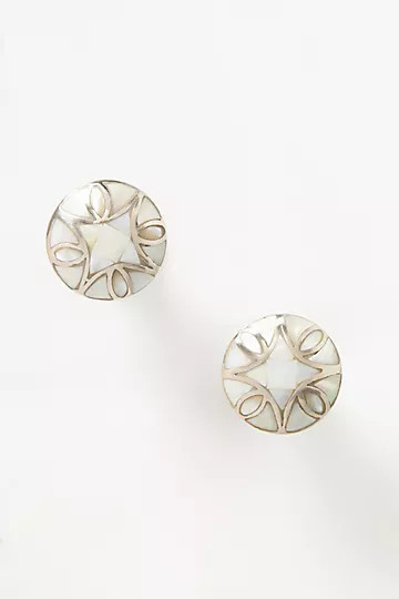 Mother-Of-Pearl Knobs, Set of 2 | Anthropologie (US)