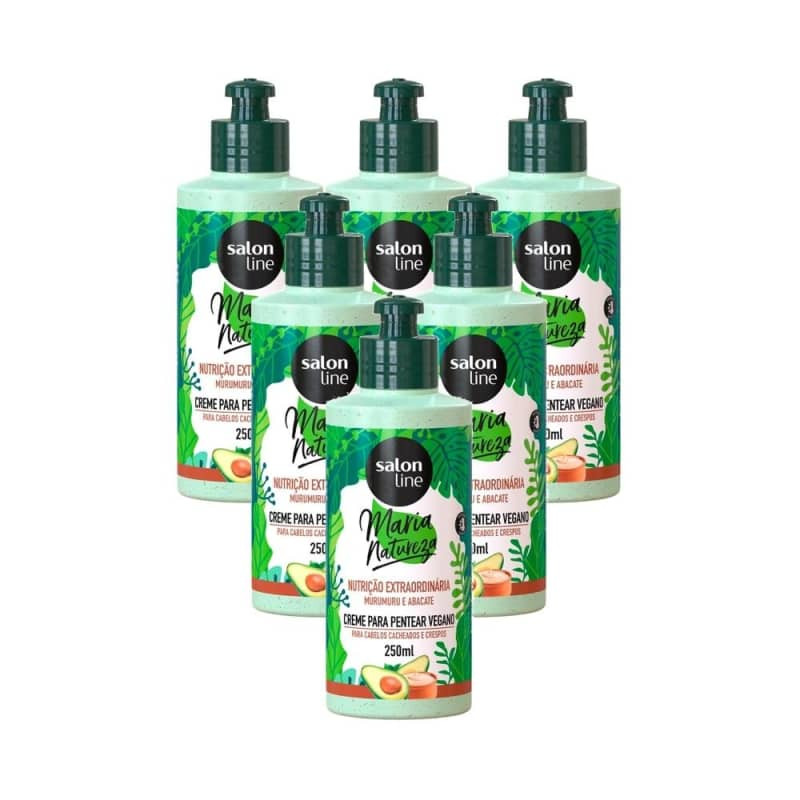 Kit Salon Line Maria Natureza Nutrição Extraordinária Cream (6 Unidades) | Beleza Na Web (BR)