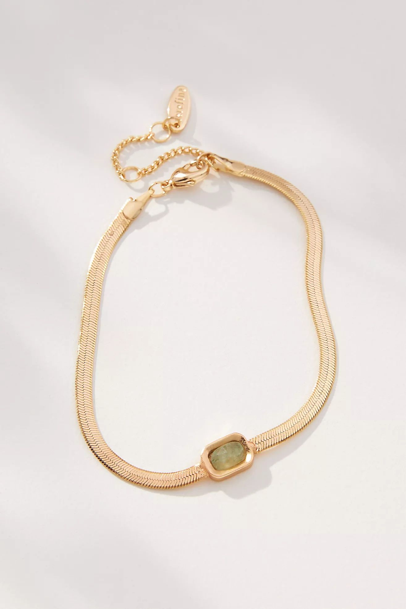 Herringbone Stone Bracelet | Anthropologie (US)