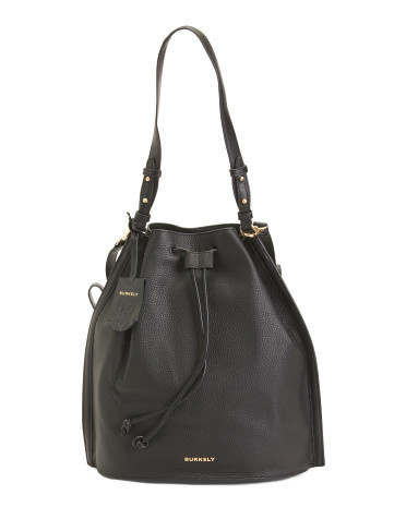 Leather Convertible Backpack Bucket Bag | TJ Maxx