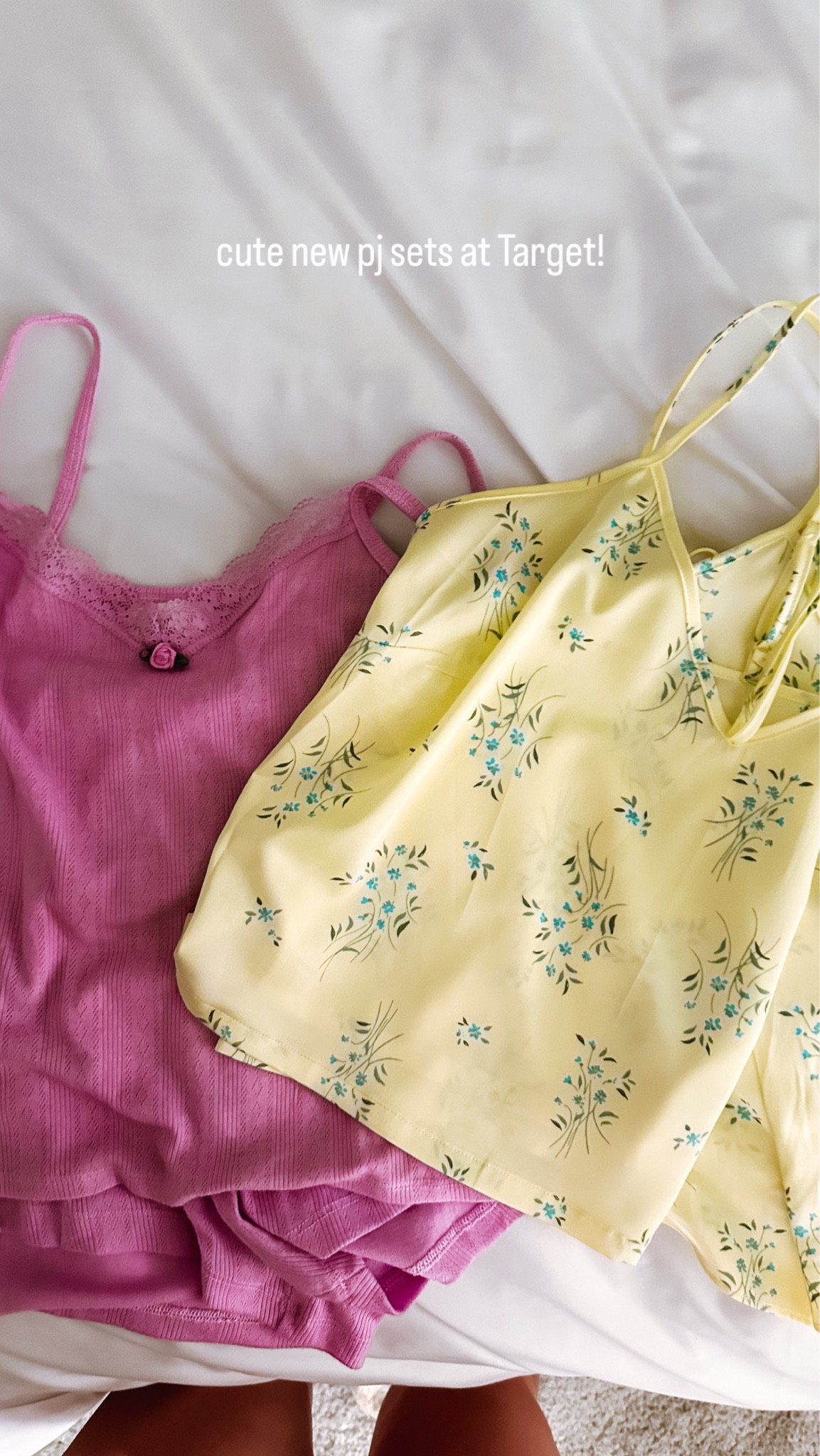 Target pajama sets - true to size (I got a M in both) 

Pajama set. Pj set. Sleepover outfit. Satin pajamas. Satin pjs. Bachelorette pjs. Loungewear. Matching set. Target find. Target style  

#LTKGiftGuide #LTKstyletip #LTKfindsunder50