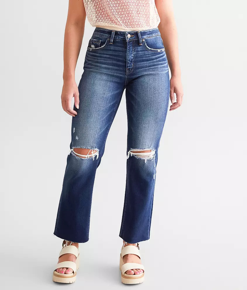 Fit No. 93 Cropped Straight Stretch Jean | Buckle