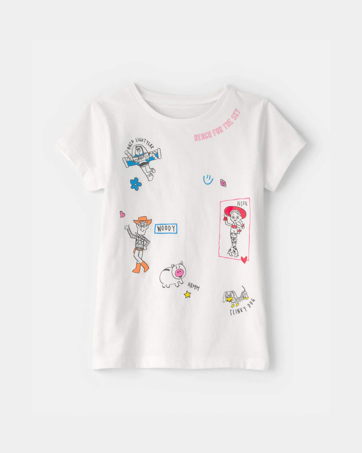 Toddler Girl Pixar© Toy Story Graphic Tee - White | Carter's | Carter's Inc
