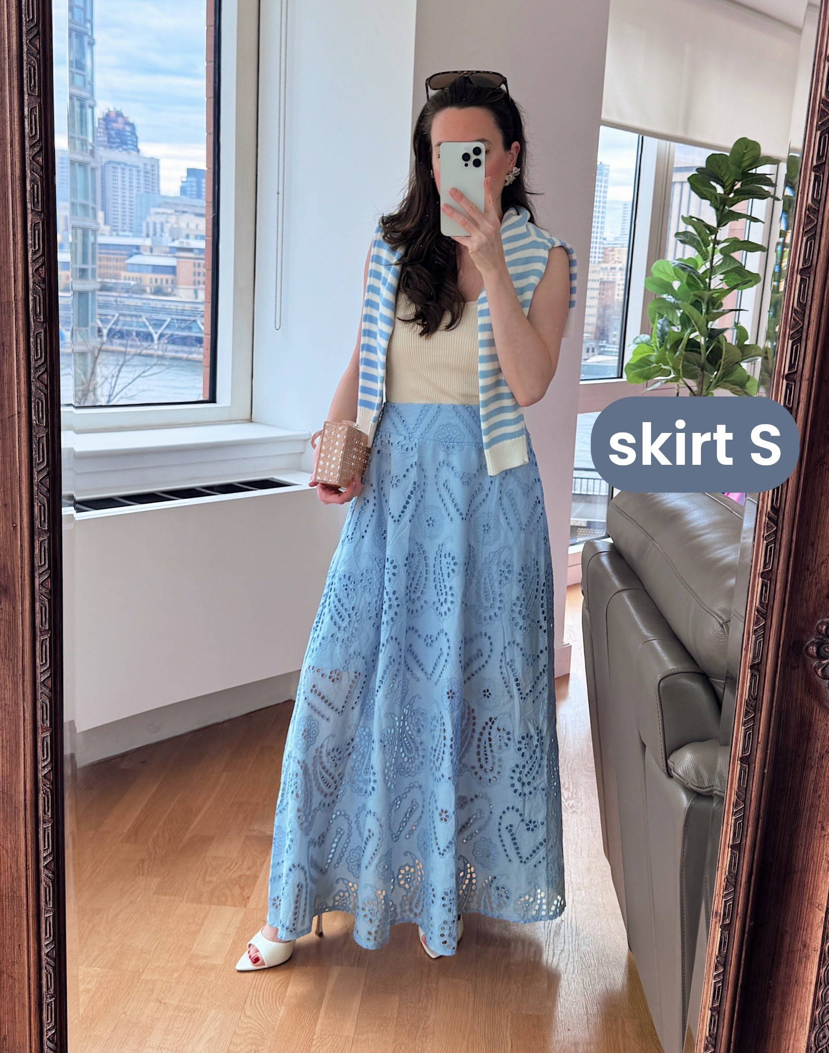 Vacation outfit
Skirt S
Top S
Heels true to size!

#LTKootd #LTKTravel #LTKSeasonal