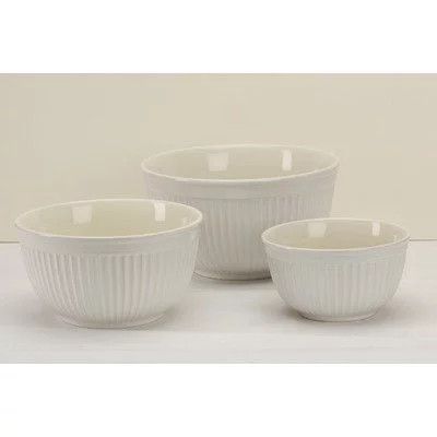OMNI Ceramic Mixing Bowl Set 3 Pieces - Walmart.com | Walmart (US)