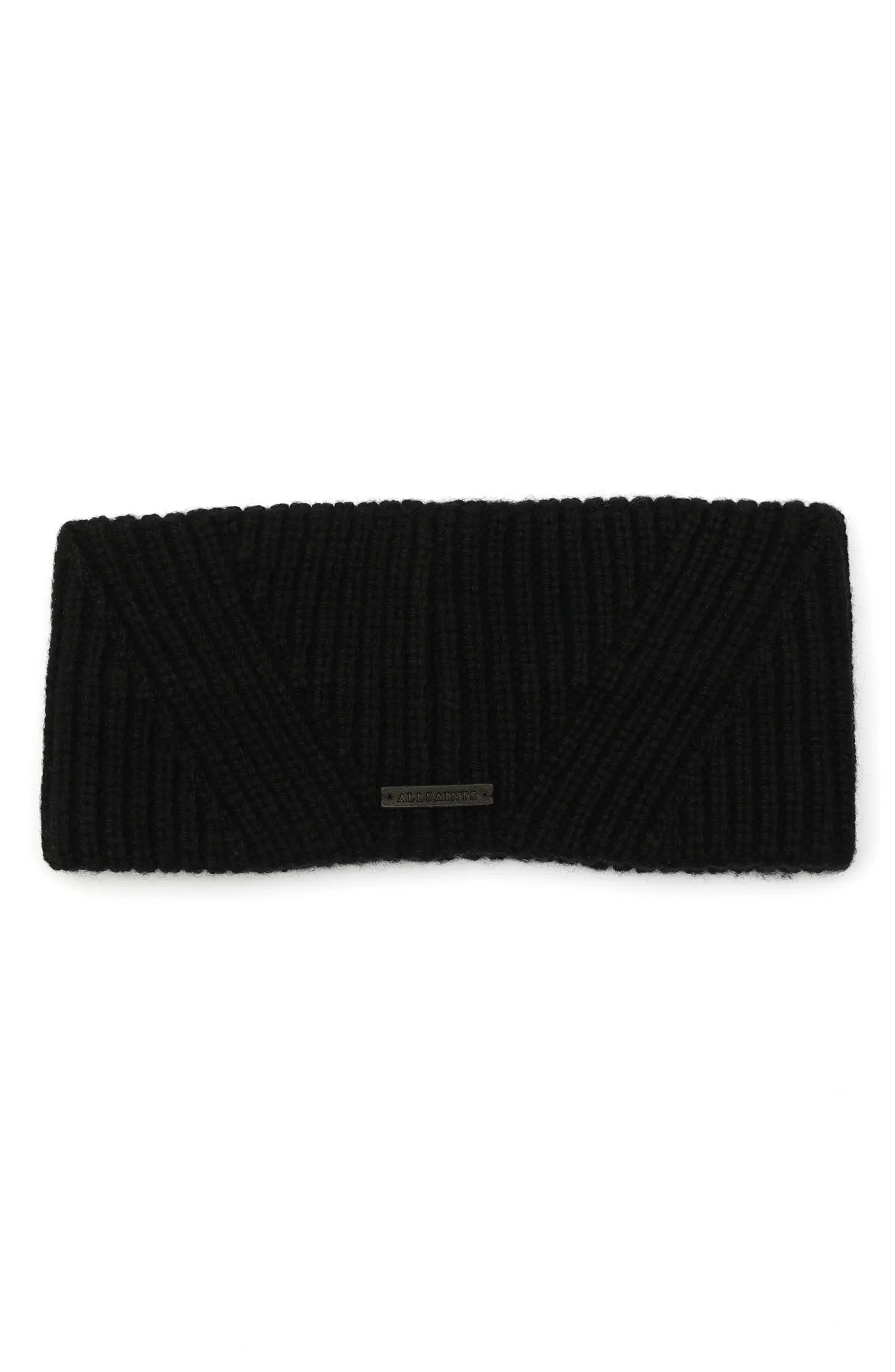 Travelling Wool Blend Rib Headband | Nordstrom
