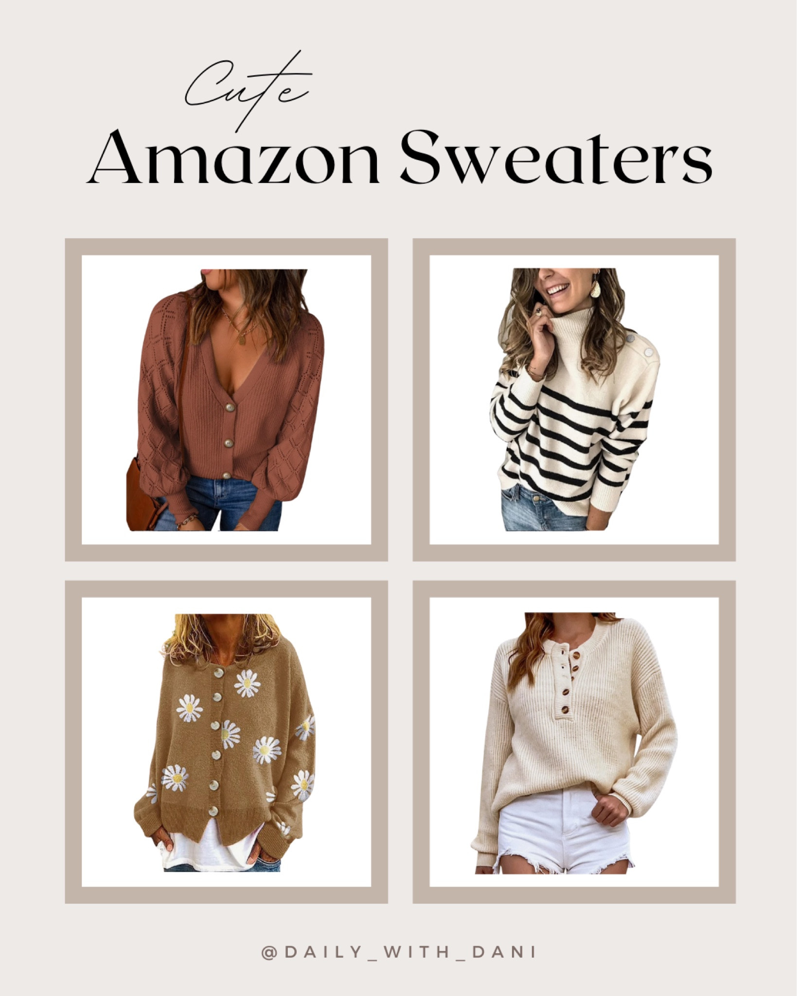 Amazon sweater find. Striped sweater. Flower power sweater. Fashion finds. Fall fashion. Amazon beauty  

#LTKstyletip #LTKSeasonal #LTKunder50