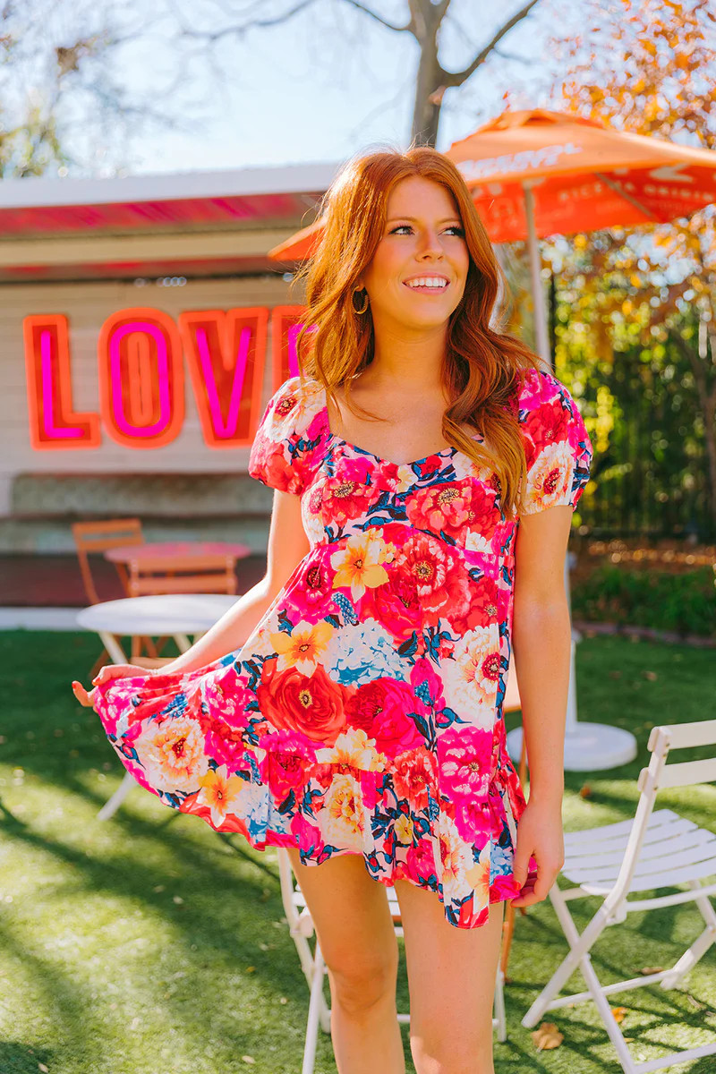 BuddyLove | Diego Babydoll Mini Dress | Jubilee | BuddyLove