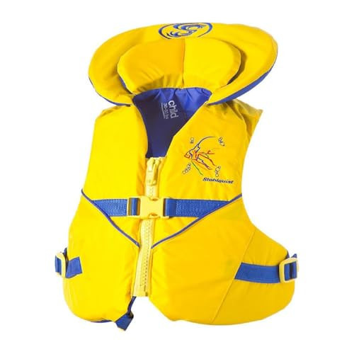 Stohlquist Child PFD Life Jacket, USCG Approved Type III Life Vest for Kids 30-50 lbs, Perfect for Swimming, Boating & Watersports, Pool Float & Life Jacket for Children | Amazon (US)
