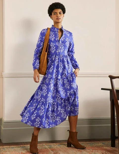 Tiered Maxi Shirt Dress | Boden (US)