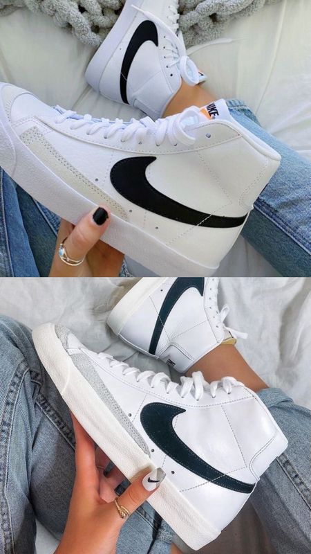 Nike Blazer Mid '77 trainers in black and white! 🖤 The perfect pair of sneakers! Iconic, bold, classic. 
Casual look, sporty, skater, Y2K. 
Under £100. Affordable fashion.  Wardrobe staple. Timeless. Gift guide idea. Clean aesthetic, trendy look.


#LTKshoes #LTKfitness #LTKgiftguide