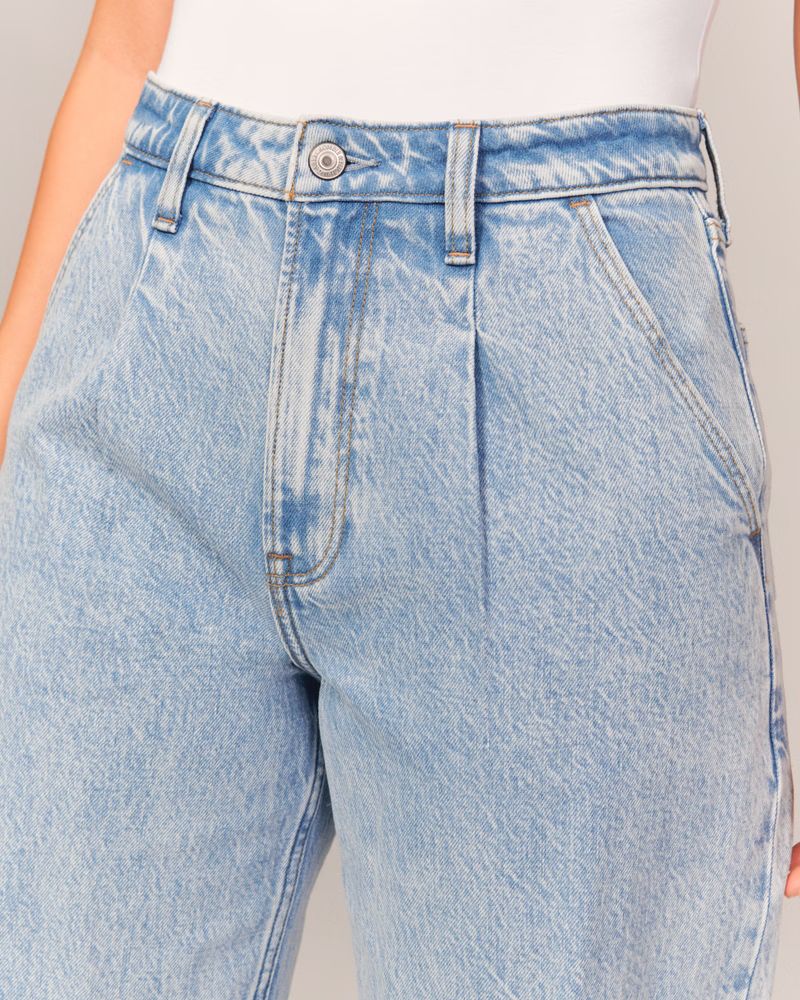 Curve Love High Rise Loose Jean | Abercrombie & Fitch (US)
