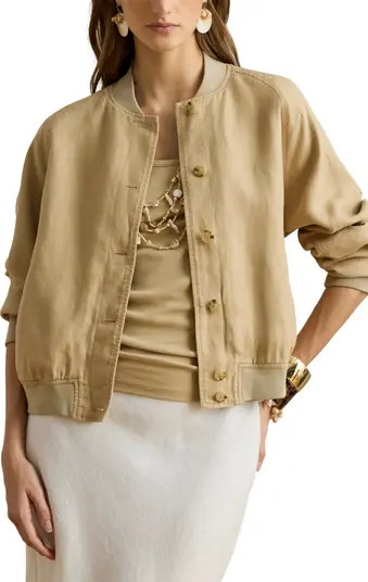 Linen Flight Jacket | Nordstrom