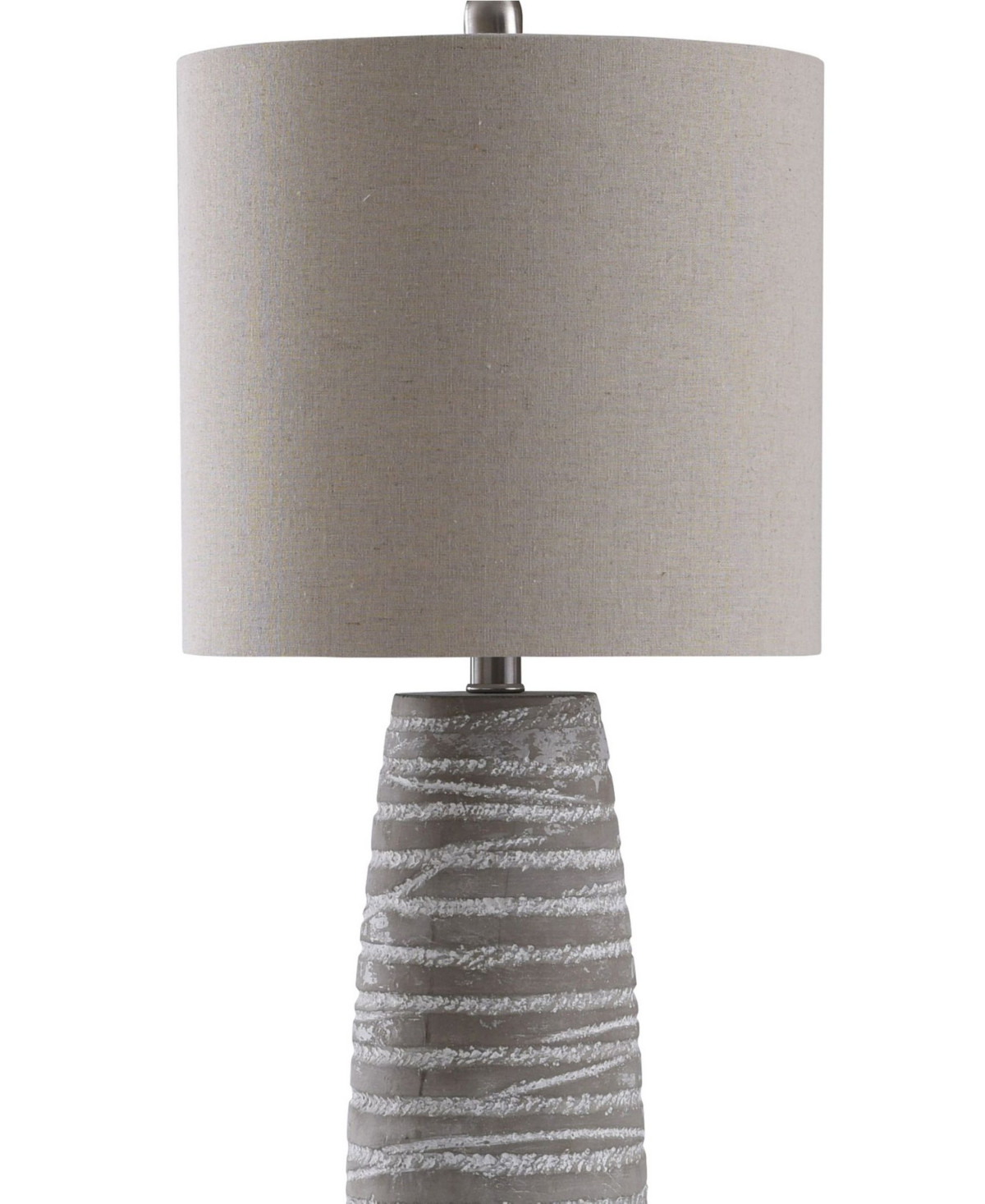StyleCraft Aaron Table Lamp - Gray | Macy's
