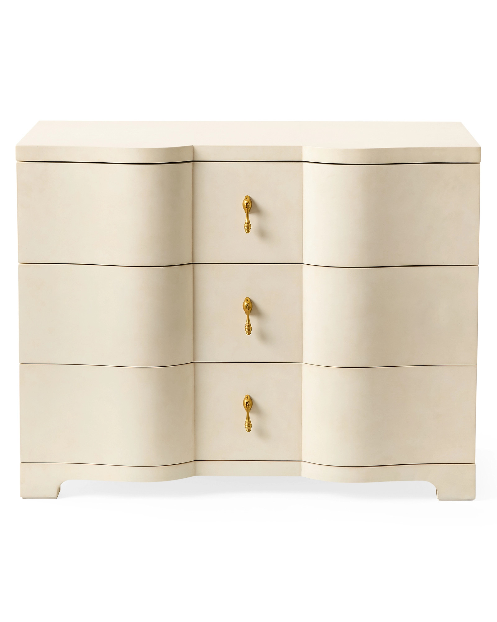 Monroe 3 Drawer Nightstand | Serena and Lily