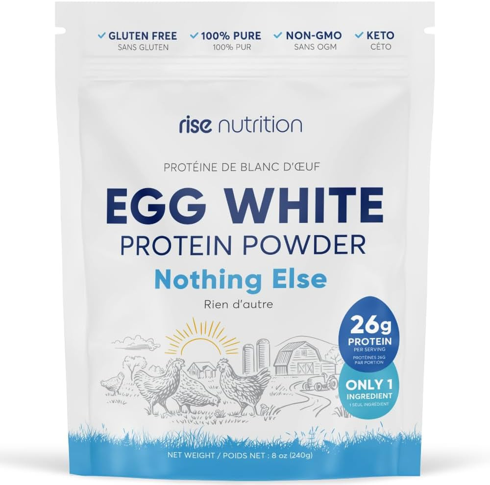100% Egg White Protein Powder, Made in Canada - Only One Ingredient - Dried Powdered Egg Whites, ... | Amazon (CA)