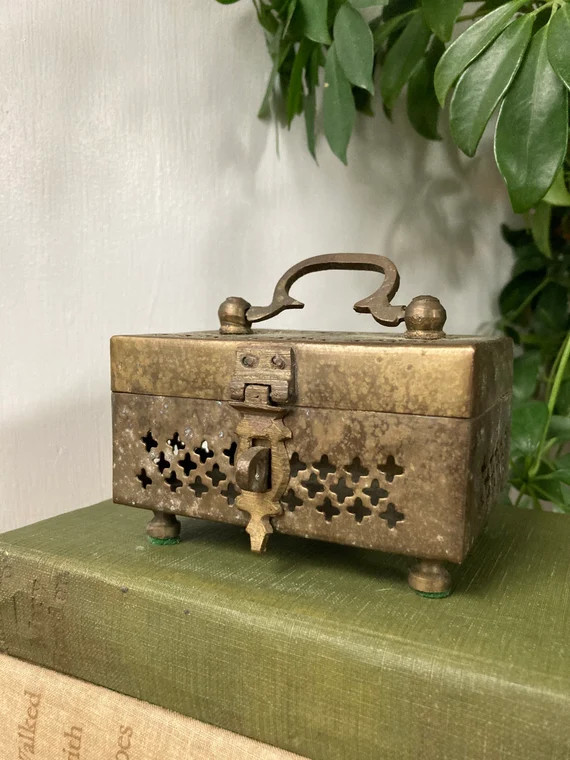 Brass cricket box rectangle shape | Etsy (US)