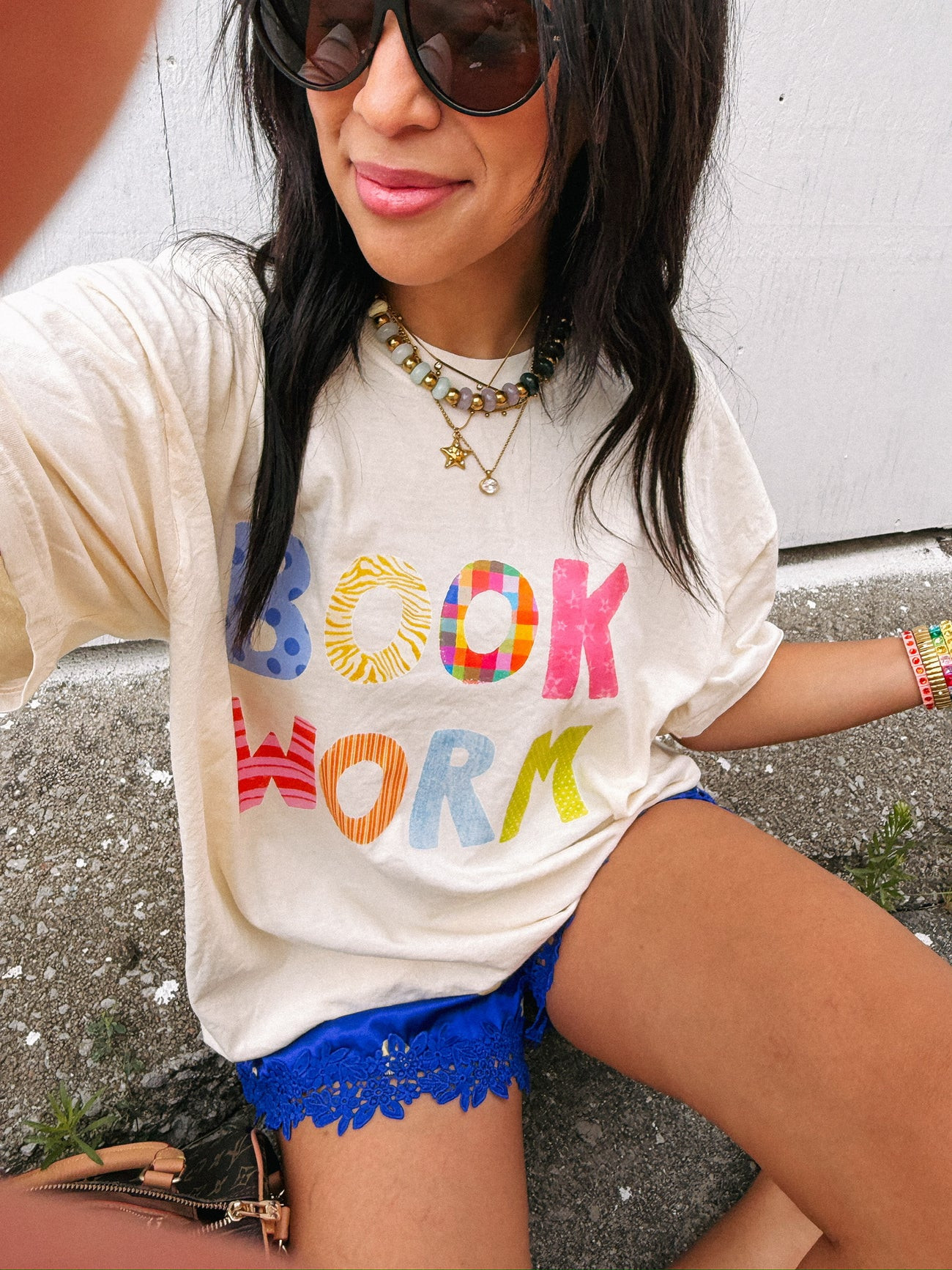 ETTA OG | book worm graphic tee - ivory | Etta+East