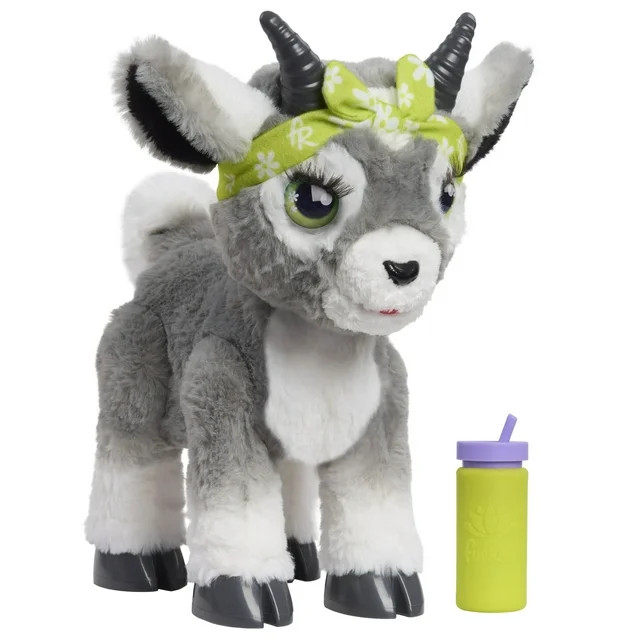 furReal Daisy the Yoga Goat Interactive Toy, 11-inch Realistic Plush Kids Toys for Ages | Walmart (US)