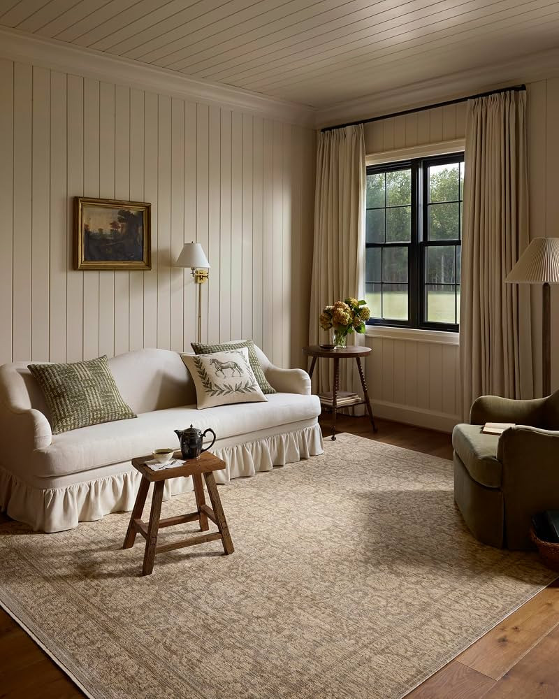 Loloi Chris Loves Julia Miriam Slate/Natural 8'-3" x 11'-6" Area Rug | Amazon (US)