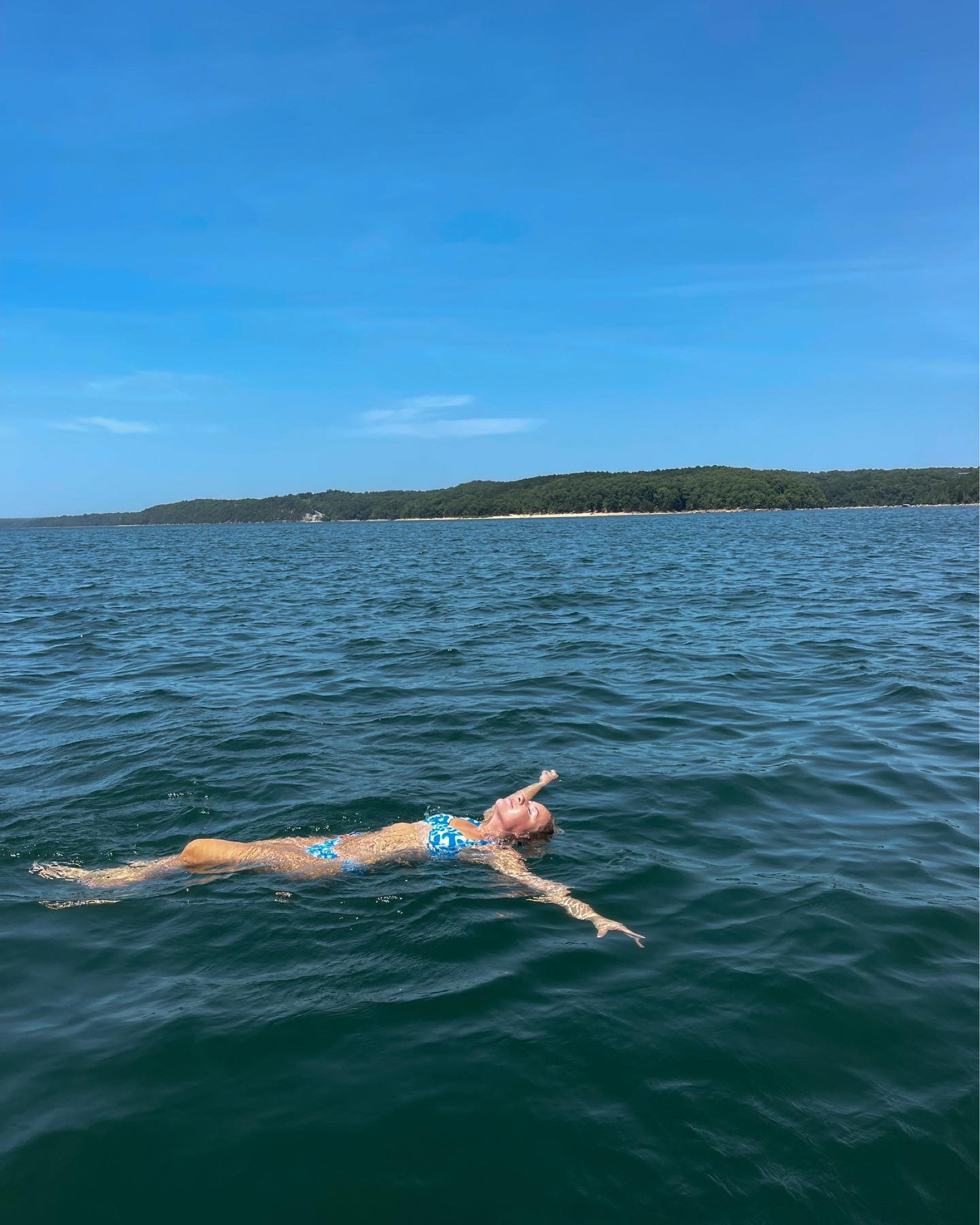 Blue and white bikini 

#LTKSeasonal