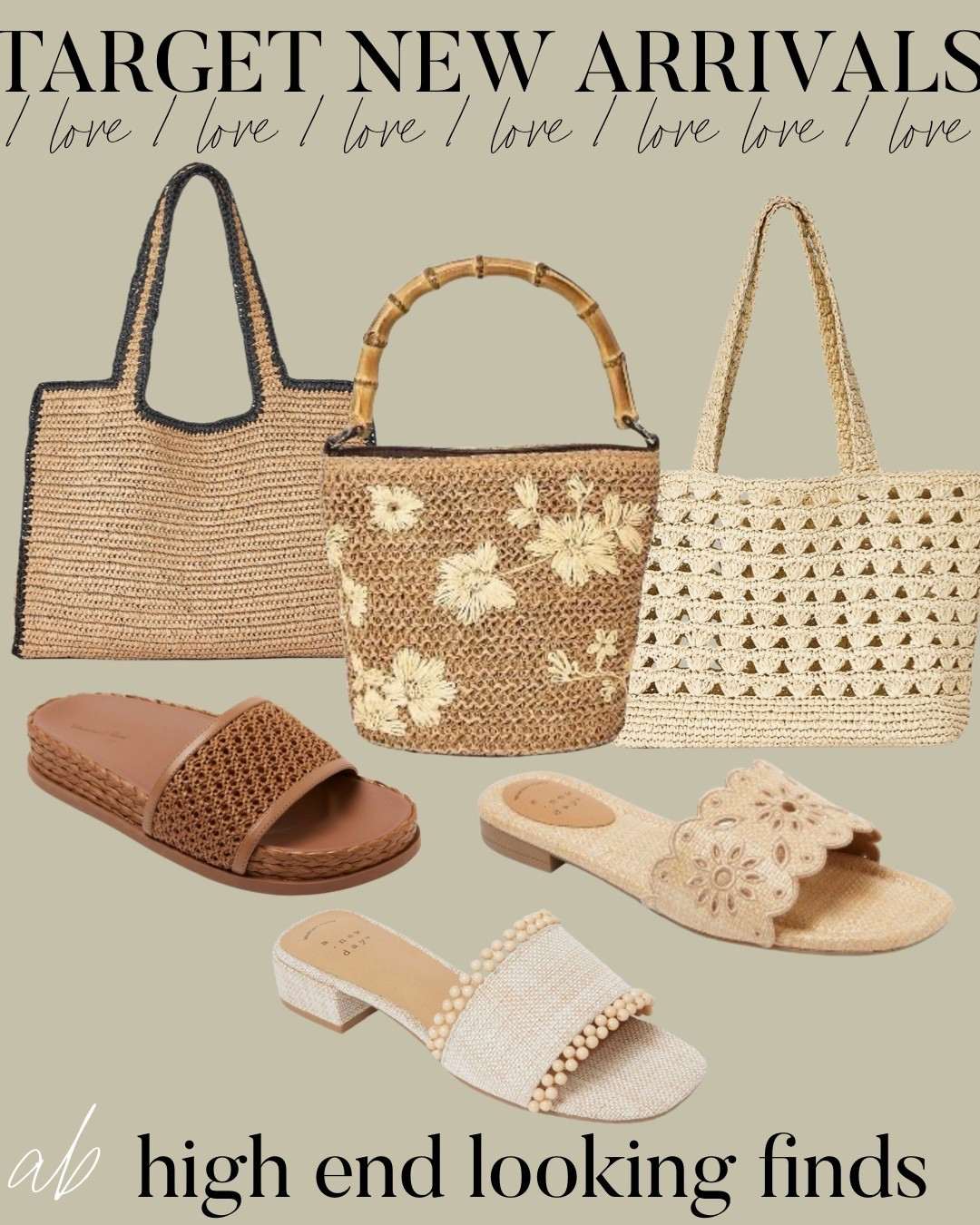 High end looking target summer bad and sandals

#LTKSaleAlert #LTKSeasonal