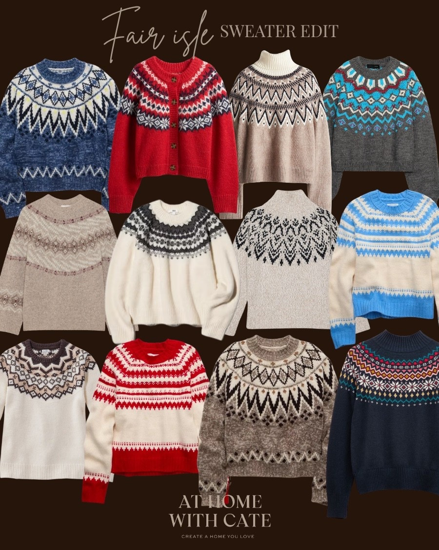 I am loving fair isle sweaters this year more than ever! 🙌🏼❤️

#LTKcanada #LTKwinter