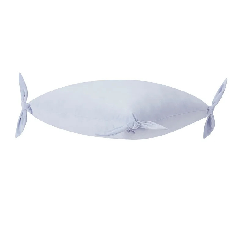 My Texas House 20" x 20" Solid Light Blue Velvet Ties Decorative Pillow - Walmart.com | Walmart (US)