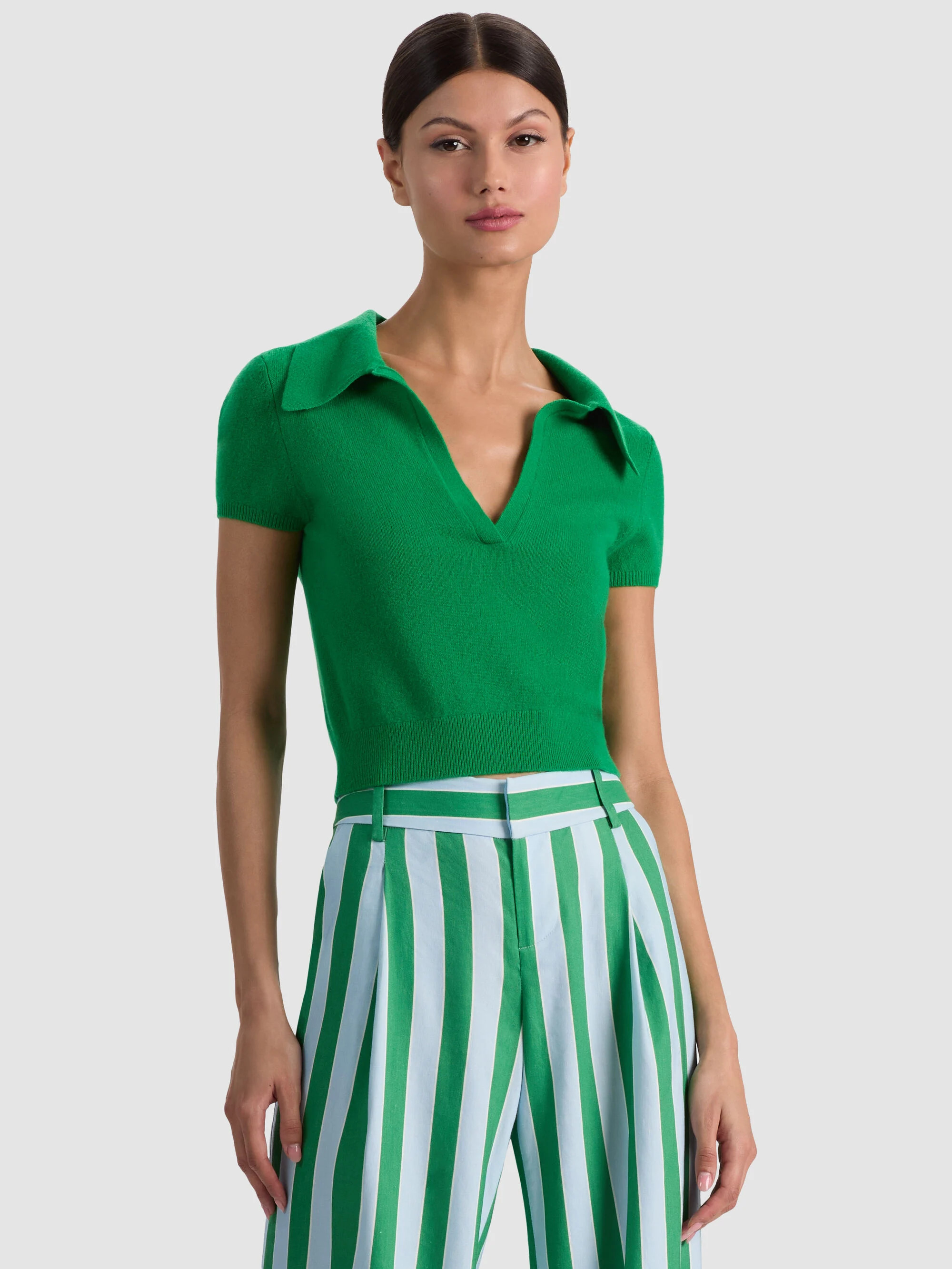 ANDI CASHMERE POLO | Alice + Olivia
